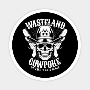 Wasteland Cowpoke Nuclear Fallout Ghoul Cowboy Skull Magnet